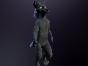 jonny anthro wolf 3D 模型
