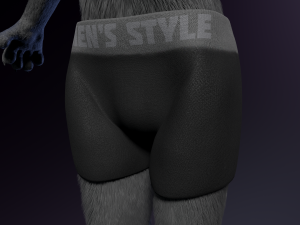 jonny anthro wolf 3D 模型