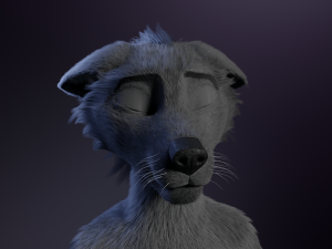 jonny anthro wolf 3D 模型