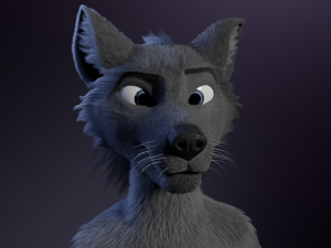 jonny anthro wolf 3D 模型