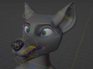 jonny anthro wolf 3D 模型