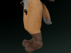 hassun anthro fox Modelo 3D