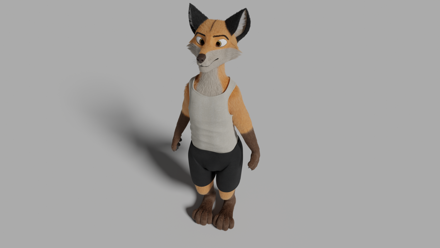 Fox 3d model