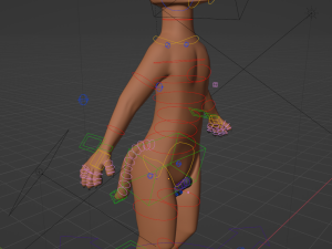 hassun anthro fox Modelo 3D