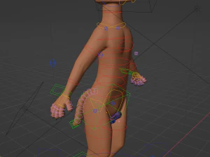 hassun anthro fox 3D Model