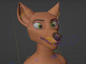 hassun anthro fox Modelo 3D