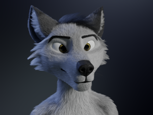 richard anthro wolf Modelo 3D