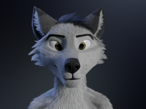 richard anthro wolf Modelo 3D
