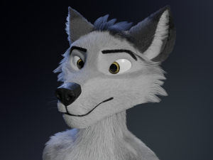 richard anthro wolf Modelo 3D