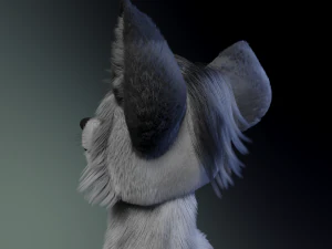 richard anthro wolf 3D Model