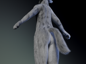 richard anthro wolf Modelo 3D