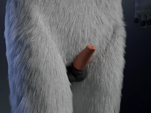 richard anthro wolf 3D Model