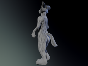 richard anthro wolf Modelo 3D