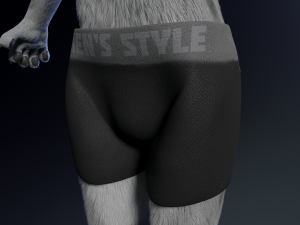 richard anthro wolf Modelo 3D
