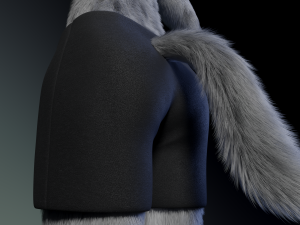 richard anthro wolf Modelo 3D