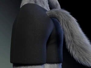 richard anthro wolf 3D Model