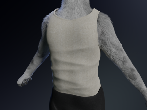 richard anthro wolf Modelo 3D