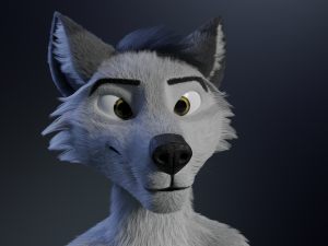 richard anthro wolf Modelo 3D