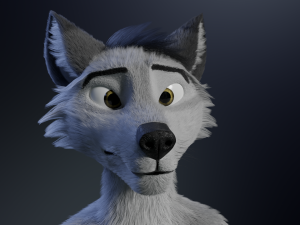 richard anthro wolf Modelo 3D
