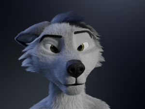 richard anthro wolf Modelo 3D