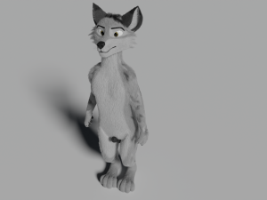 richard anthro wolf Modelo 3D