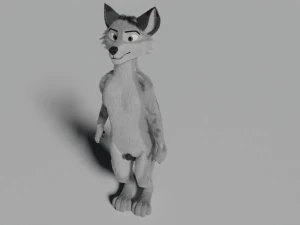 richard anthro wolf 3D Model
