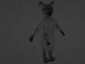 richard anthro wolf Modelo 3D