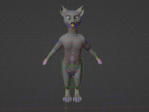 richard anthro wolf Modelo 3D