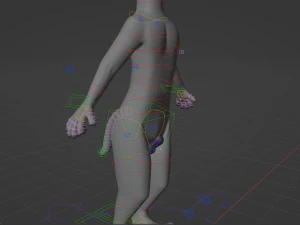 richard anthro wolf 3D Model