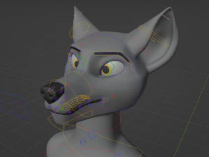 richard anthro wolf 3D Model