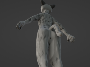 richard anthro wolf Modelo 3D