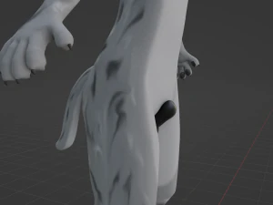 richard anthro wolf 3D Model
