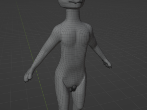 richard anthro wolf Modelo 3D