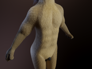 Logan Anthro Lion Modèle 3D