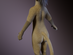 Logan Anthro Lion Modèle 3D