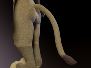 Logan Anthro Lion Modèle 3D