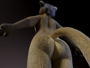 Logan Anthro Lion 3D Model