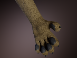 Logan Anthro Lion Modèle 3D
