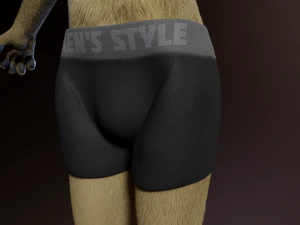 Logan Anthro Lion 3D Model