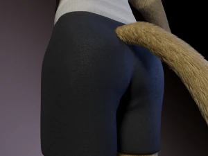 Logan Anthro Lion 3D Model