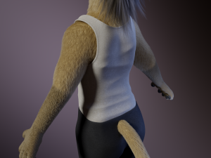 Logan Anthro Lion Modèle 3D