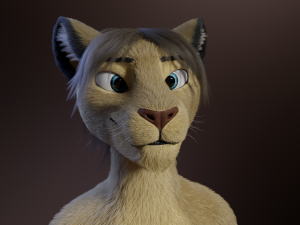 Logan Anthro Lion Modèle 3D