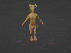 Logan Anthro Lion Modèle 3D