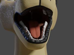 Logan Anthro Lion Modèle 3D