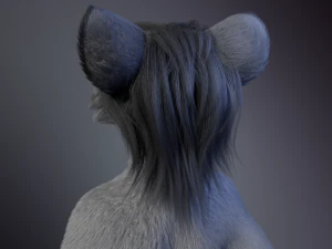 Apolo Anthro white lion 3D Model