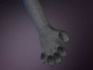 Apolo Anthro white lion 3D Model