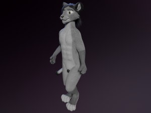 Apolo Anthro white lion 3D 模型