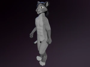 Apolo Anthro white lion 3D Model