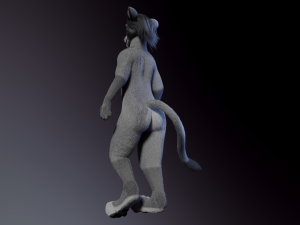 Apolo Anthro white lion 3D 模型