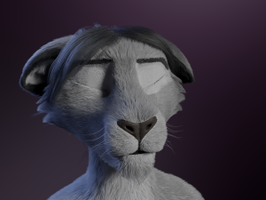 Apolo Anthro white lion 3D 模型